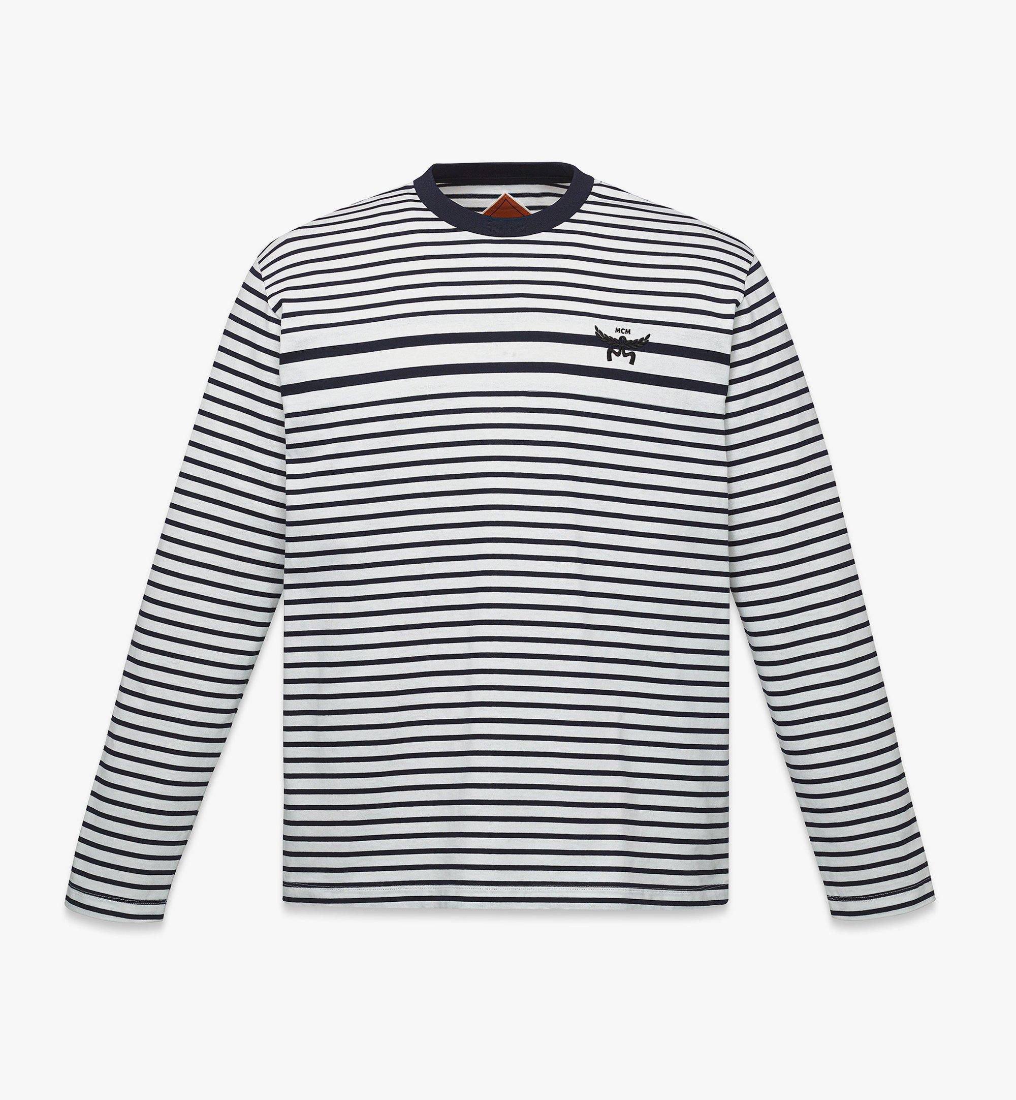 Logo Stripe Long Sleeve T-Shirt 1